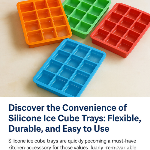 Latest company news about Discover the Convenience of Silicone Ice Cube Trays: Flexible, Durable, and Easy to Use