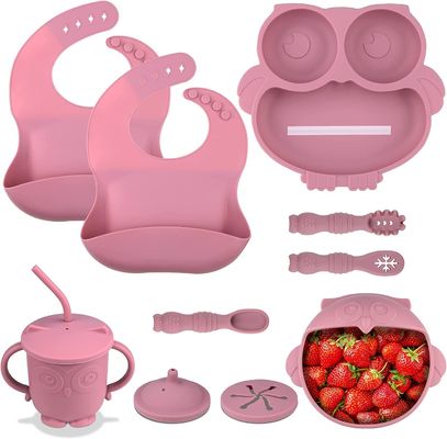 Good price Practical Nontoxic Silicone Food Catcher Bibs Heatproof Lightweight online