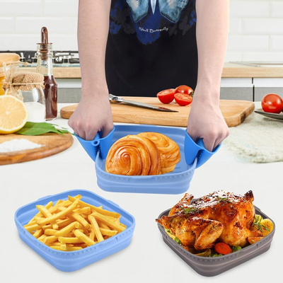Good price Microwaveable Silicone Baking Tray Cake Mold Odorless Practical online
