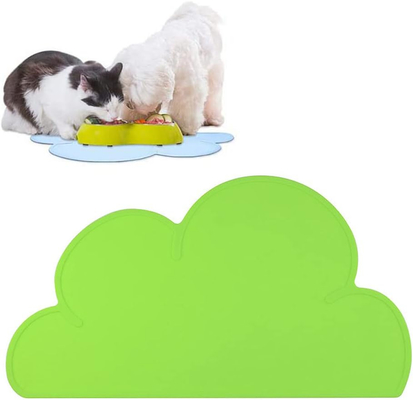 Good price Silicone Pet Feeding Food Mat Dog Cat Placemat Mat With Raised Edge Anti-Slip Waterproof Pet Bowl Mats Pet Food Tray online