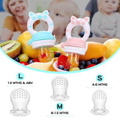 Good price Infant Harmless Silicone Food Teether Pacifier Multicolor Durable online