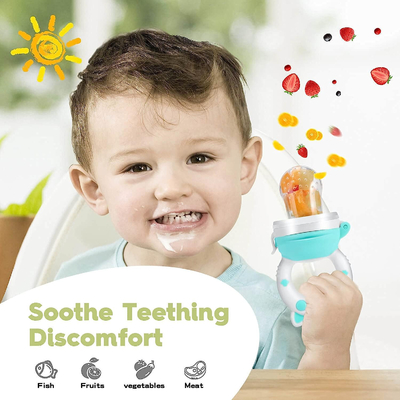 Good price Anti Slip Silicone Food Teether Odorless Reusable Eco Friendly online