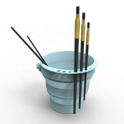 Good price Leakproof Silicone Paintbrush Bucket , Harmless Silicone Pen Wash Folding Bucket online