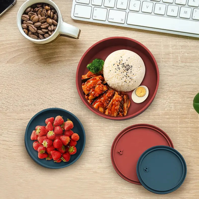 Good price Portable Tasteless Silicone Snack Box Reusable 5 Compartments online