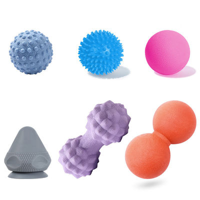 Good price Silicone Peanut Lacrosse Ball Trigger Point Massage Ball Set For Myofascial / Deep Tissue online