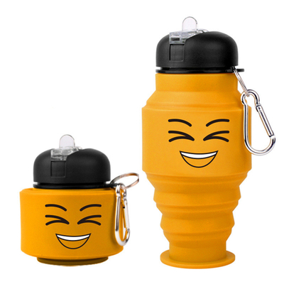 Good price Travel Portable Sport Collapsible Water Bottle Silicone Reusable Leakproof Foldable for Gym online