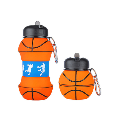 Good price Silicone Collapsible Water Bottles Pop Its Water Bottle For Toddlers Camping Cup With Carabiner online