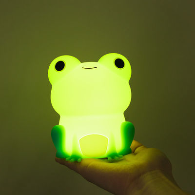 Good price Cute Frog Night Night For Kids Color Changeable Silicone Sleeping Night Lamp For Nursery Dimmable Timer Rechargeable online