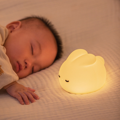 Good price Rabbit Night Light For Kids Lamp Cute Lamp 16 Colors Tap Silicone Kids Night Light For Kids Night Light USB Rechargeable online