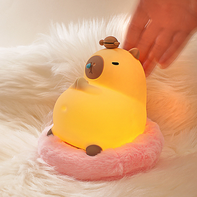 Good price Capybara Night Light For Kids 16 Color Changing Kids Night Light For Kids Room Portable Battery Baby Feeding Night Light online