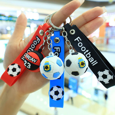 Good price Football Keychains Accessories Cute Kawaii Key Chain Non-Toxic for Kids Boys Girls Women online