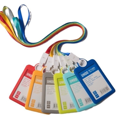 Good price Hands-Free Convenience Customized ID Card Holder with Non-Toxic Soft Silicone Lanyard online