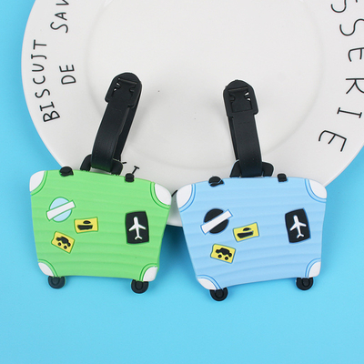 Good price Large Silicone Name Luggage ID Tags Cute Cartoon Pig Bear For Travel online