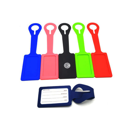 Good price Office/School/Personal Silicone Luggage Tag , Cute and Practical Suitcase Label with Name ID Card online