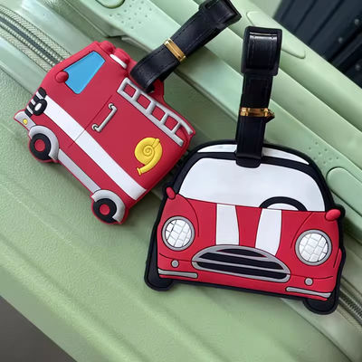 Good price Colorful Silicone Luggage Tags Cute Anime Cartoon Design for Travel and Bags online