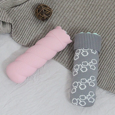 Good price Silicone Hot Water Bottle Cozy Bag For Pain Relief Neck And Shoulders Feet Warmer online