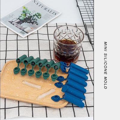 Good price Easy Release Blue Silicone Mini Ice Cube Trays 6 Cavity Molds for Chilling Whiskey Cocktail Stackable Kitchen Accessories online