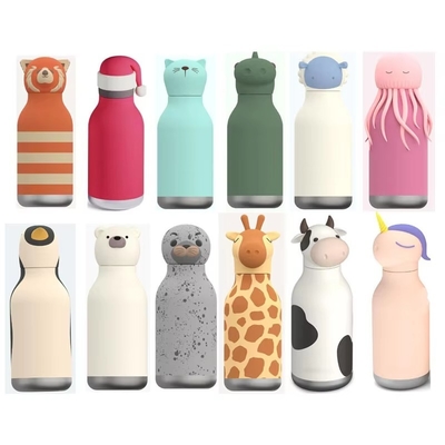 Good price Custom Silicone Lid Stainless Steel Water Bottle for Kids online