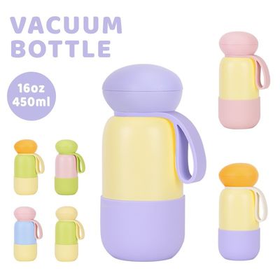 Good price Eco Silicone Insulated Bottle | 450ml / 750ml / 1000ml | Pastel Macaron Color Thermos With Silicone Body & Lid online