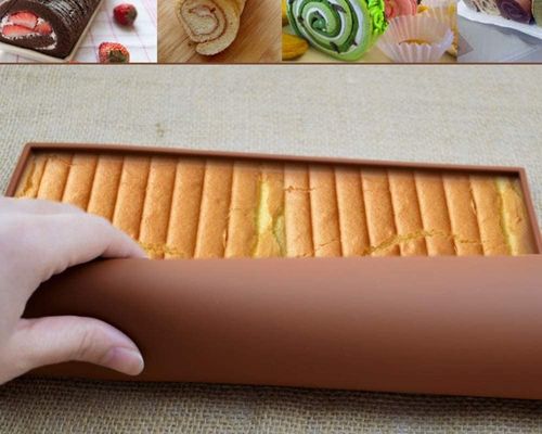 Harga yang bagus Non Stick Silicone Baking Tray Sheet Pan BPA Gratis Untuk Kue Brownies on line