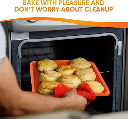 Harga yang bagus Tahan Panas Nontoxic Silicone Baking Tray Cookie Pan Serbaguna on line