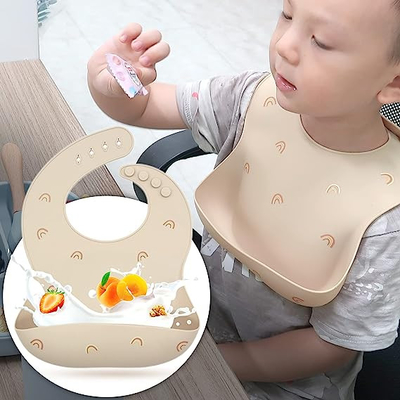 Good price Durable Multiscene Silicone Baby Eating Set , Microwaveable Suction Dinner Set online