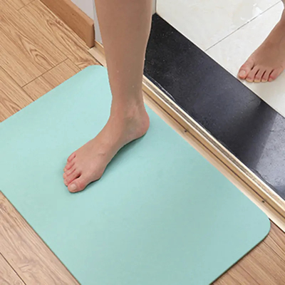 Thickened Silicone Bath Mat Lightweight Anti Slip Multiscene