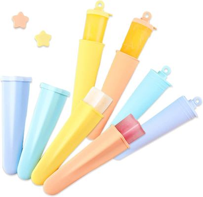 Good price Practical Harmless Silicone Icy Pole Moulds , FDA Silicone Push Up Ice Lolly Moulds online