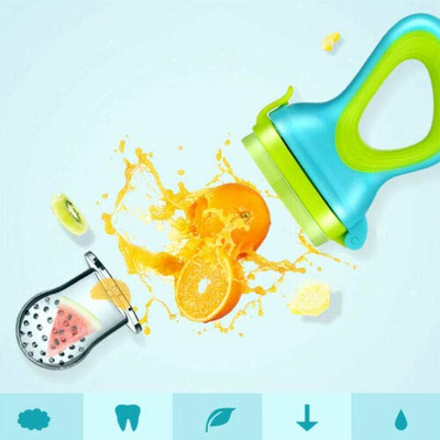 Good price Leakproof Baby Silicone Food Teether Pacifier Durable Odorless online