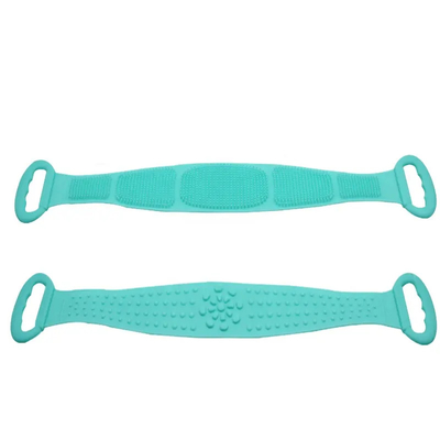 Portable Flexible Silicone Shower Back Scrubber , Anti Slip Silicone Bath Body Brush