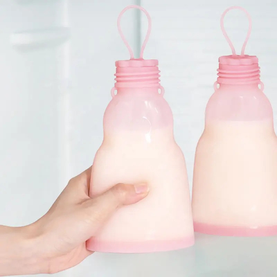 Good price Portable Silicone Breastmilk Bags , Washable Silicone Breast Milk Storage Containers online