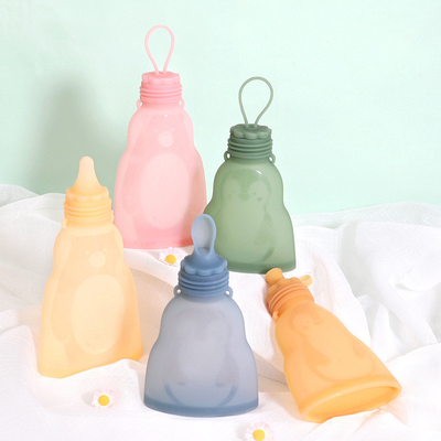 Good price 9oz Reusable Silicone Breast Milk Freezer Bags Spillproof Durable online