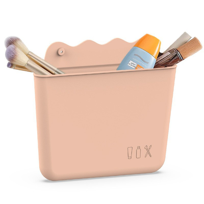 Good price Ladies Beauty Silicone Makeup Bag Waterproof Reusable With Zip online