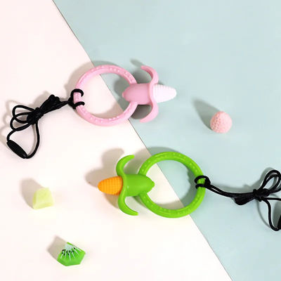 Harga yang bagus Unisex Mainan Silikon Bayi Tidak Beracun Sensory Teether Serbaguna on line