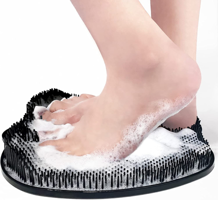 Anti Skid Practical Silicone Shower Mat Foot Massage Reusable