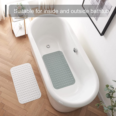 Good price Sturdy Washable Silicone Non Slip Bath Mat For Bathroom Rectangular shape online