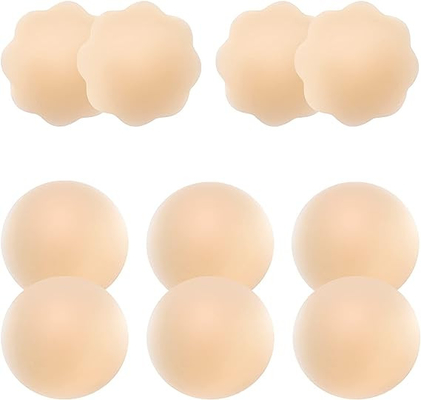 Good price 2 Pieces Unpadded Silicone Breast Petals With Travel Box online