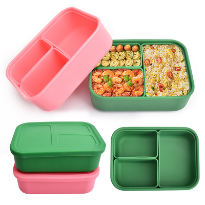 Good price Shatterproof Harmless Silicone Lunch Containers , Microwaveable Silicone Storage Box online