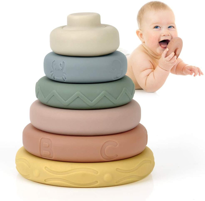 Good price Multicolor Durable Educational Sensory Toys , Multifunctional Baby Chew Toys online