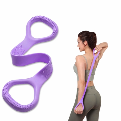 Good price Figure 8 Fitness Resistance Band Arm Back Shoulder Exercise Elastic Rope Stretch Fitness Band For Physical Therapy Yoga online