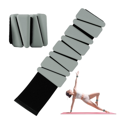 Good price 2Lbs Silicone Adjustable Ankle Wrist Weights For Home Gym Use Yoga Dance Pilates online