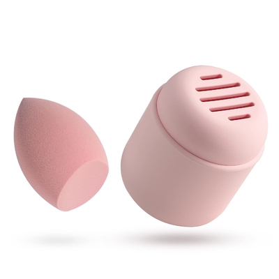 Good price Washable Breathable Silicone Makeup Sponge Holder Beauty Sponge Blender Travel Case online