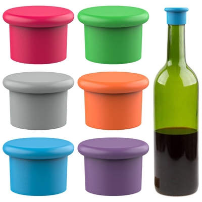 Good price Silicone Wine Stoppers Reusable Beer Bottle Cover Wine Bottle Stopper Wine Saver Wine Gifts Sealer Covers Easy To Clean online