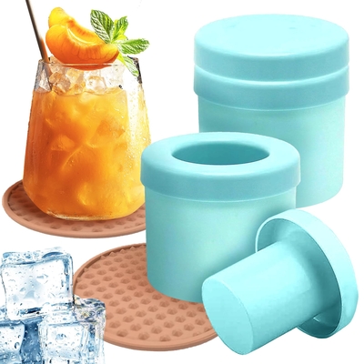 Good price Cylinder Silicone Ice Cube Mold Decompress Ice Lattice Press Type Mini Ice Maker Cup online