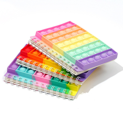 Fingertip Sensory Toys Push Pop Bubble Fidget Notebook with Scale and 140g Weight
