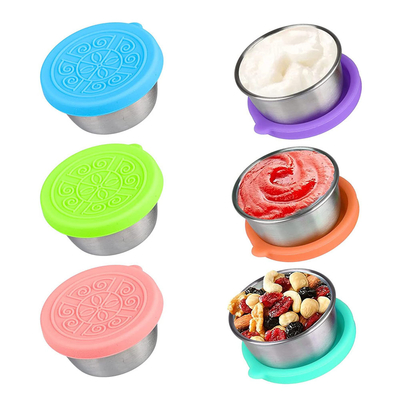 Good price Dressing Containers to Go for Condiments, Salad Dressing, Dips, Snacks, Stainless Steel Dipping Sauce Cups, Mini Food online