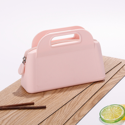 Good price Nontoxic Toiletry Silicone Makeup Bag Multipurpose Leakproof online