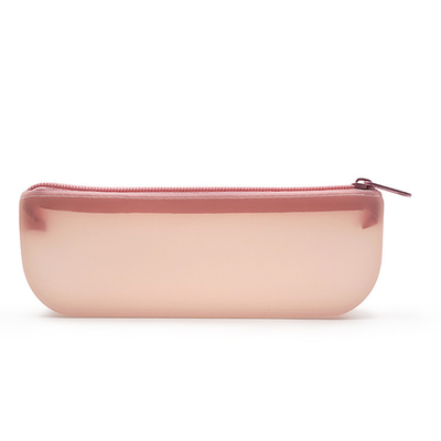 Good price Tasteless Nontoxic Silicone Makeup Brush Bag , Leakproof Silicone Cosmetic Pouch online