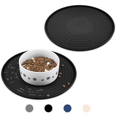 Harga yang bagus Silicone Pet Feeding Mat Untuk Anjing Dan Kucing Placemat Non-Slip Waterproof Dog Bowl Mats Untuk Makanan Air Travel Essentials on line