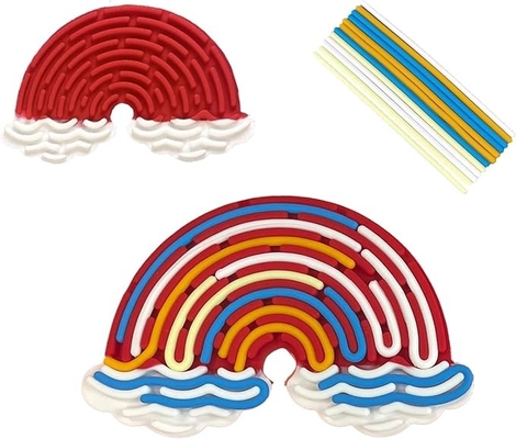Sensory Activity Board Silicone Fidget Toy Designed for Calming Stress Anxiety ADHD Autism